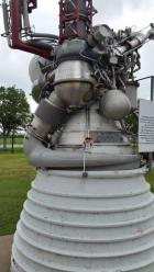 A real J2 engine - the powerhouse of the second and third stage of a Saturn V