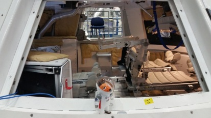 Looking into the Orion Crew Module mockup