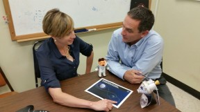 Working meeting with the Orion team members Nujoud and Stu. Where will Orion go on the EM1 mission?
